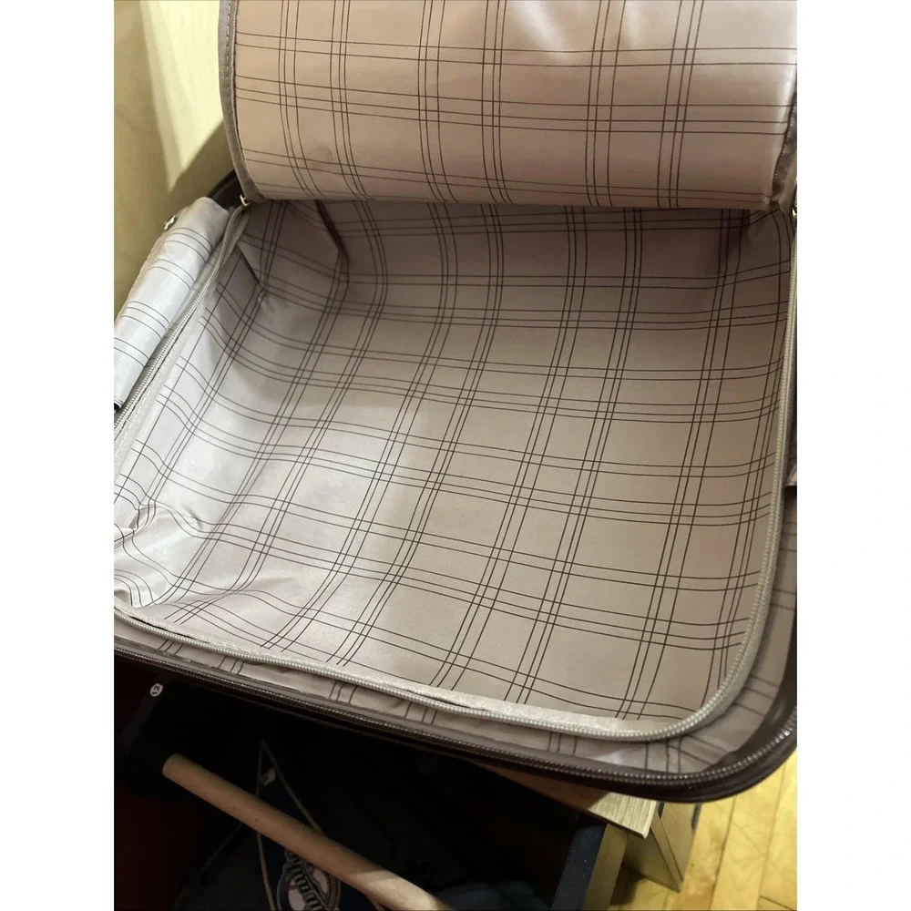London Fog Small Rolling Hard Shell Suitcase Brentwood Style # 8400